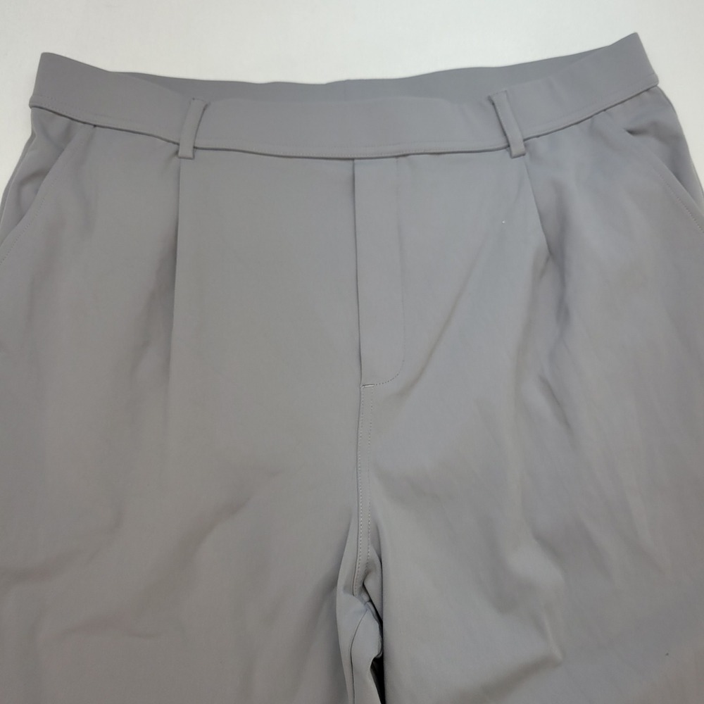 Halara Pleated Wide Leg Pants Womens XL Tall Gray High Waisted Stretch Trousers - Picture 2 of 11